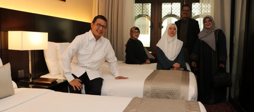 Lanjutkan Agenda Koordinasi, 3 Menteri Tinjau Penyiapan Pemondokan Jemaah Haji di Madinah